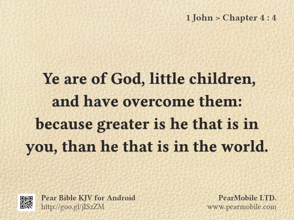 1 John, Chapter 4:4